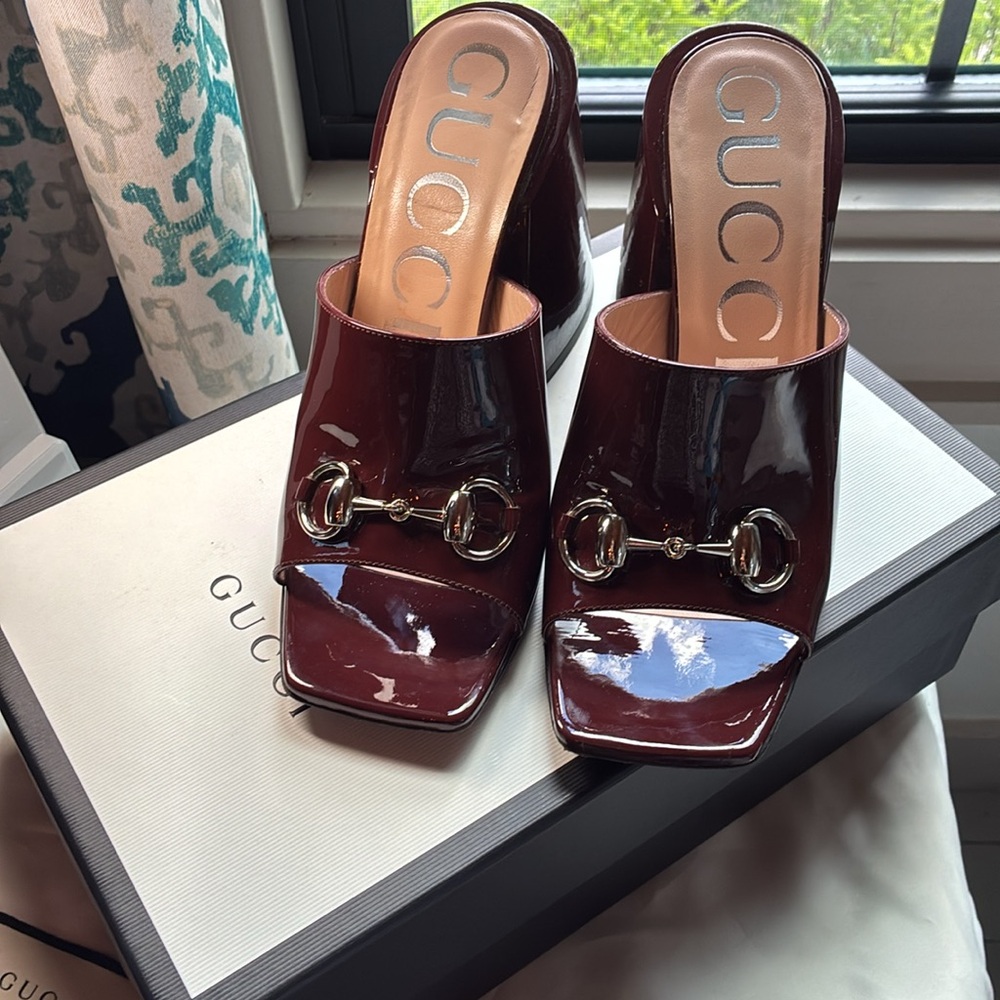 Authentic Gucci Lexi Horse bit Mules - Picture 9 of 9